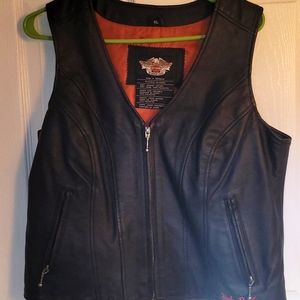 Leather vest